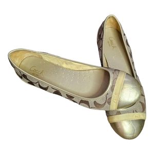 Coach Cecile Signature Ballet Flats